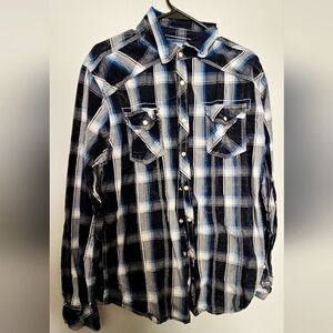 Mens snap front shirt